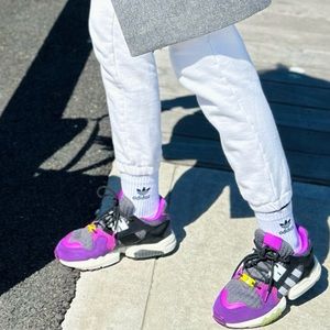 🆕Adidas Ninja torsion puprple sneakers Unisex